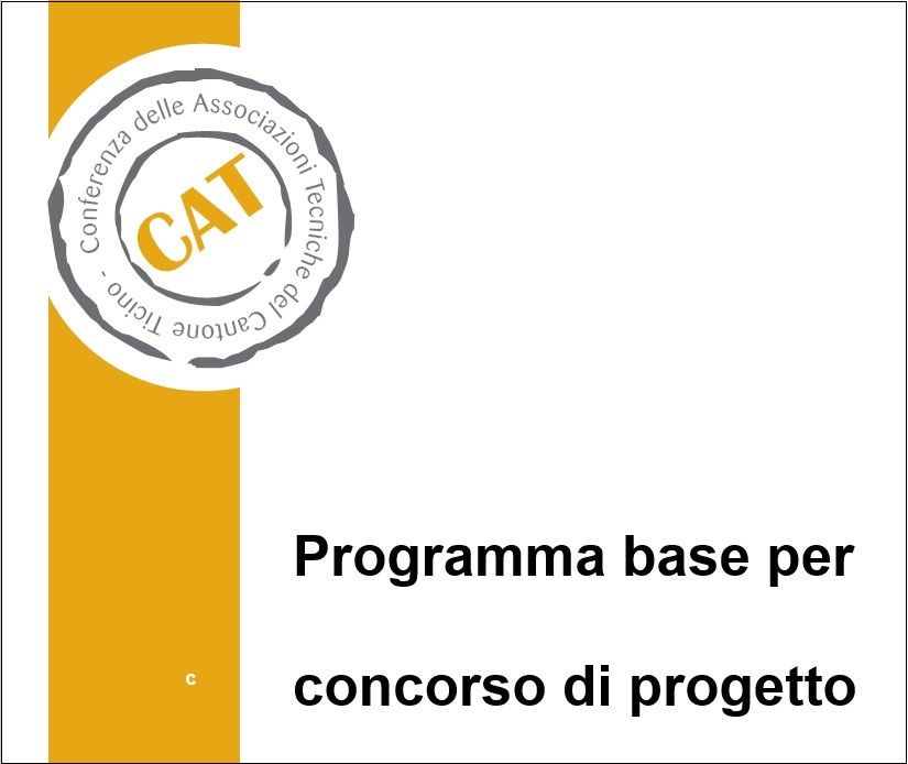 Programma base CAT per il concorso di progetto